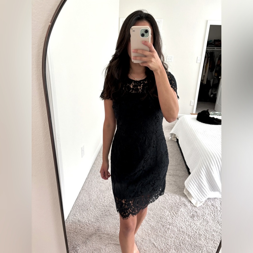 Little black lace dress